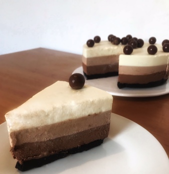 Cheesecake aux trois chocolats11
